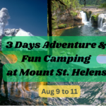 3 Days Camping at Mt St Helen