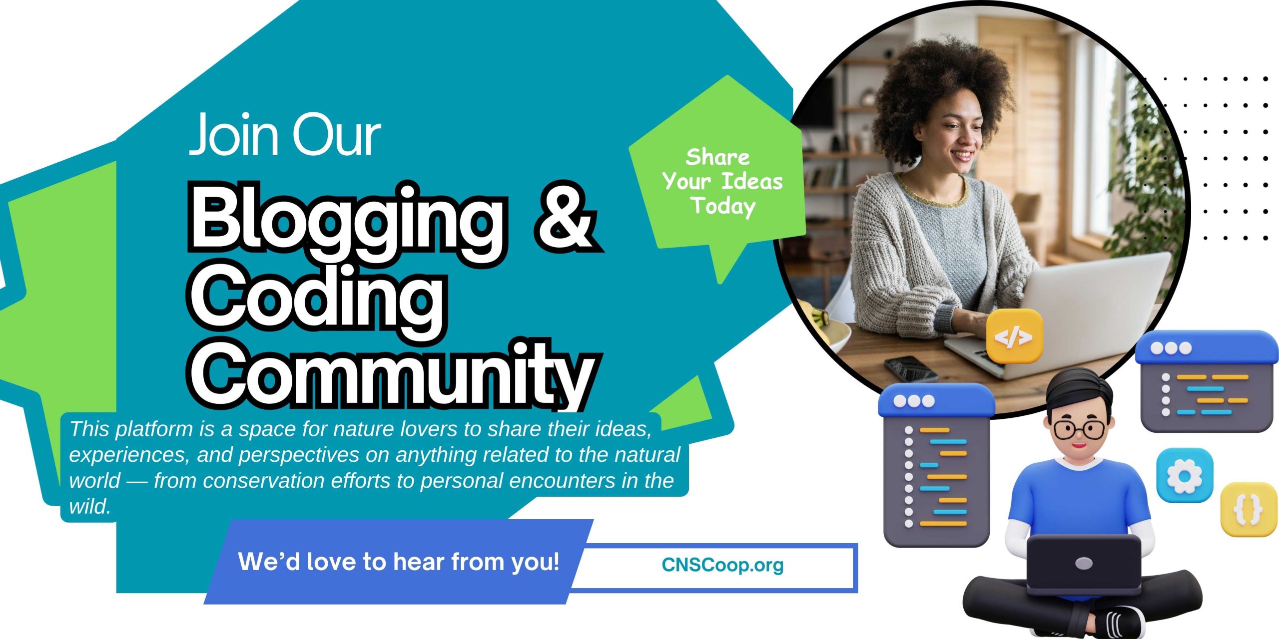 join our blogging & coding